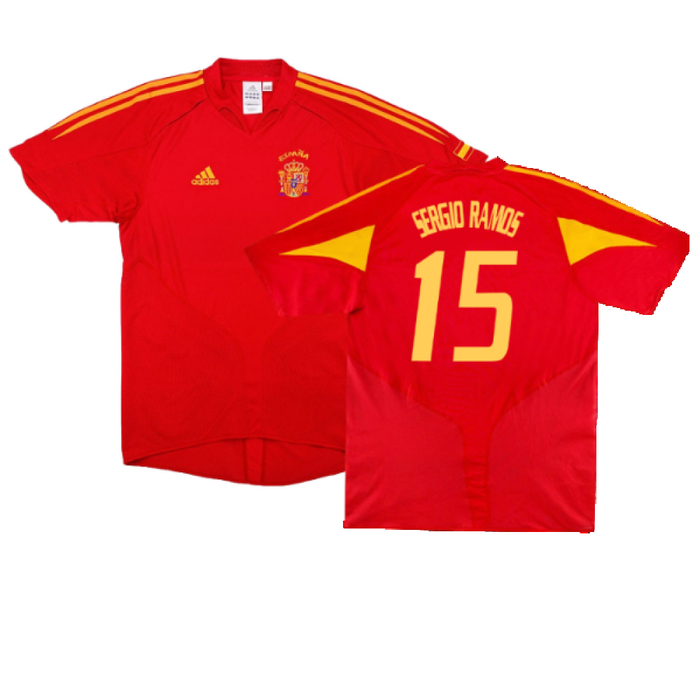 Spain 2004-2006 Home Shirt (L) (Very Good) (Sergio Ramos 15)