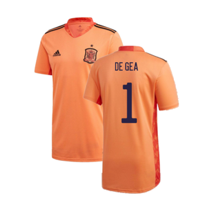 Spain 2020-21 Home Goalkeeper Shirt (L) (BNWT) (De Gea 1)_0