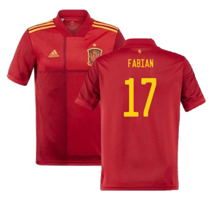 Spain 2020-21 Home Shirt (S) (Good) (FABIAN 17)_0