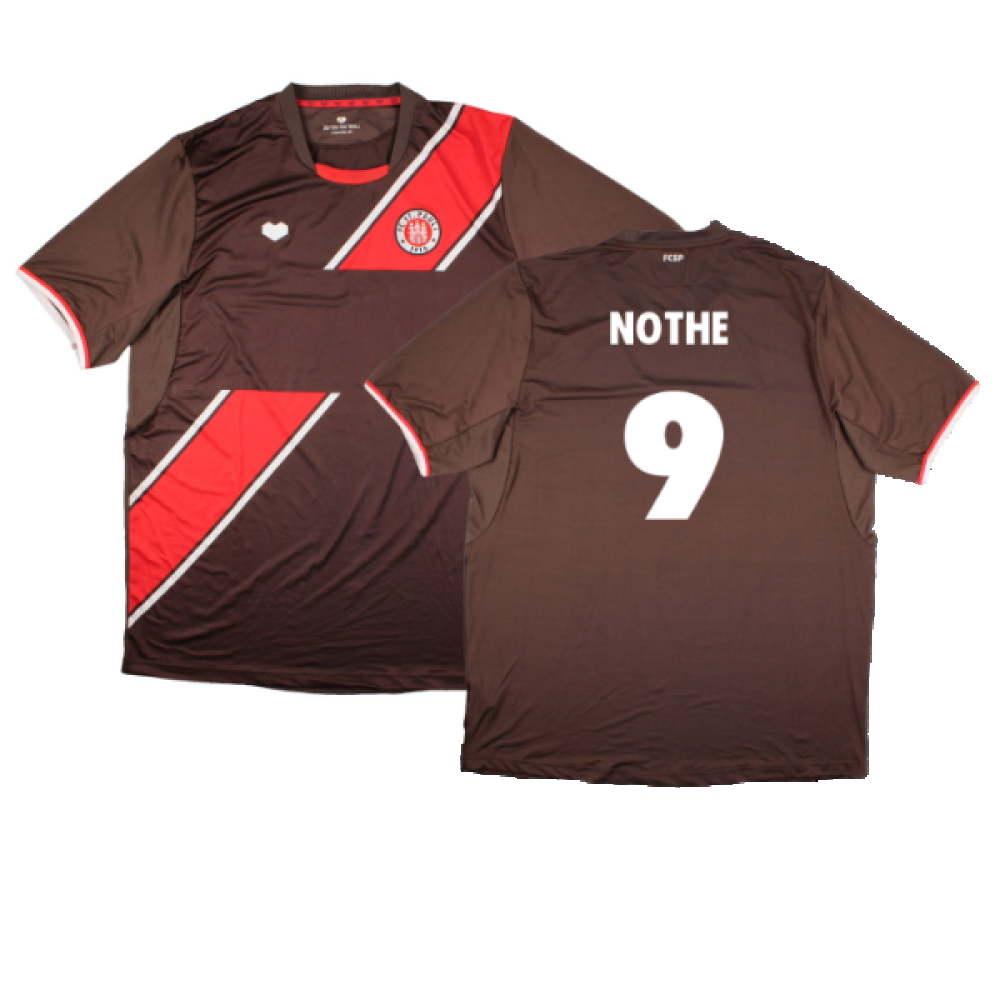 St. Pauli 2013 14 Home Shirt Sponsorless XXL Mint Nothe 9 Classic Football Kit