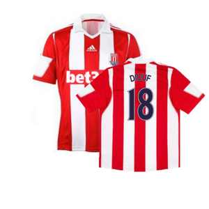 Stoke 2013-14 Home Shirt (XL) (Excellent) (DIOUF 18)_0