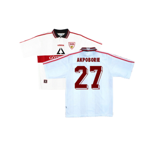 Stuttgart 1997-98 Home Shirt (S) (Good) (Akpoborie 27)_0