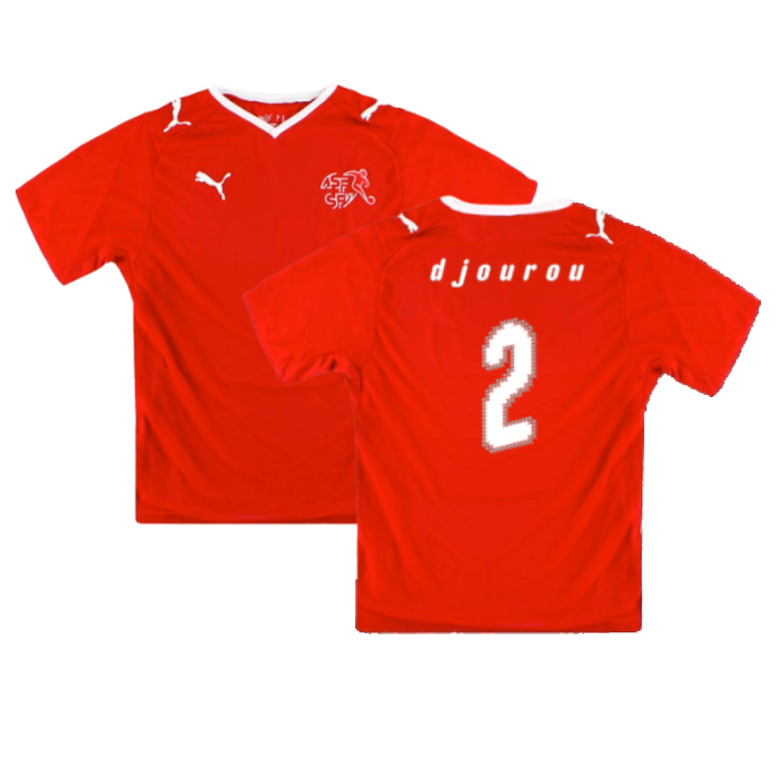 Switzerland 2008-09 Home Shirt (S) (Good) (Djourou 2)