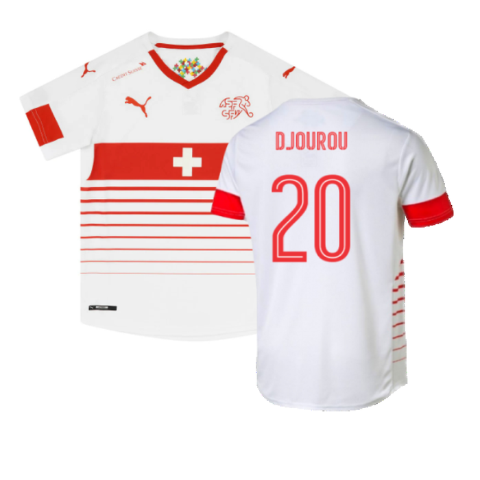 Switzerland 2016 Away Shirt (M) (Good) (Djourou 20)