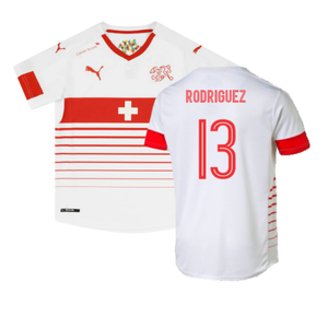 Switzerland 2016 Away Shirt (M) (Excellent) (Rodriguez 13)_0