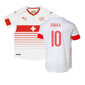 Switzerland 2016 Away Shirt (M) (Excellent) (Xhaka 10)_0