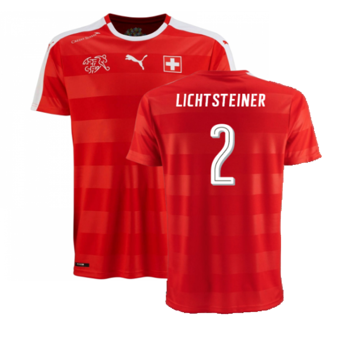 Switzerland 2016-17 Home Shirt (Excellent) (Lichtsteiner 2)