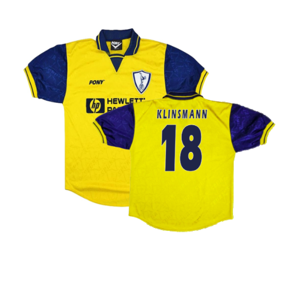 Tottenham 1995-96 Third Shirt (M) (Excellent) (Klinsmann 18)_0