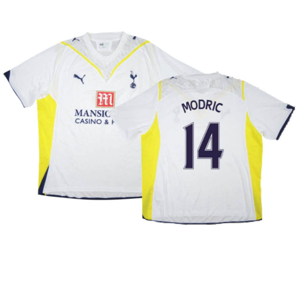 Tottenham 2009-10 Home Shirt (2XL) (Excellent) (MODRIC 14)_0