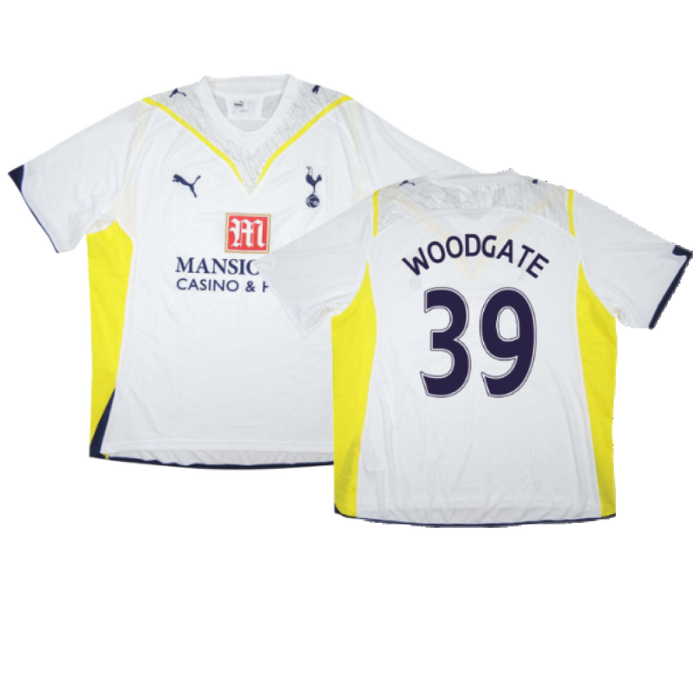 Tottenham 2009-10 Home Shirt (Very Good) (Woodgate 39)