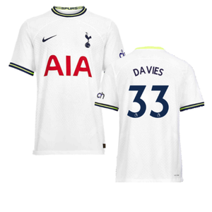 Tottenham 2022-23 Home Shirt (SB) (DAVIES 33) (Excellent)_0