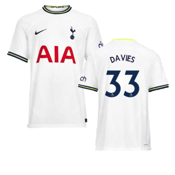 Tottenham 2022-23 Home Shirt (SB) (DAVIES 33) (Very Good)