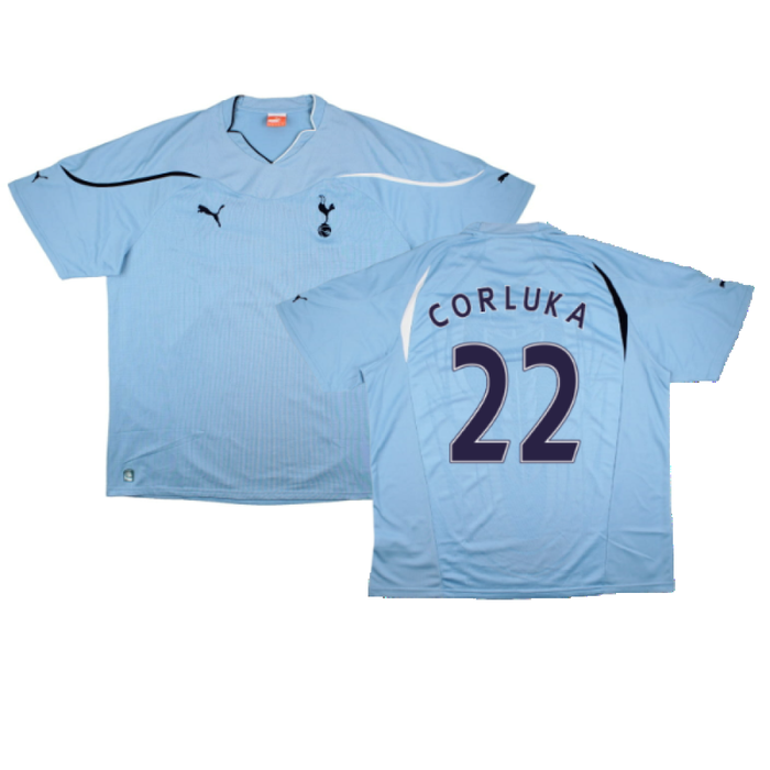 Tottenham Hotspur 2010-11 Away Shirt (Sponsorless) (2xL) (Corluka 22) (Excellent)