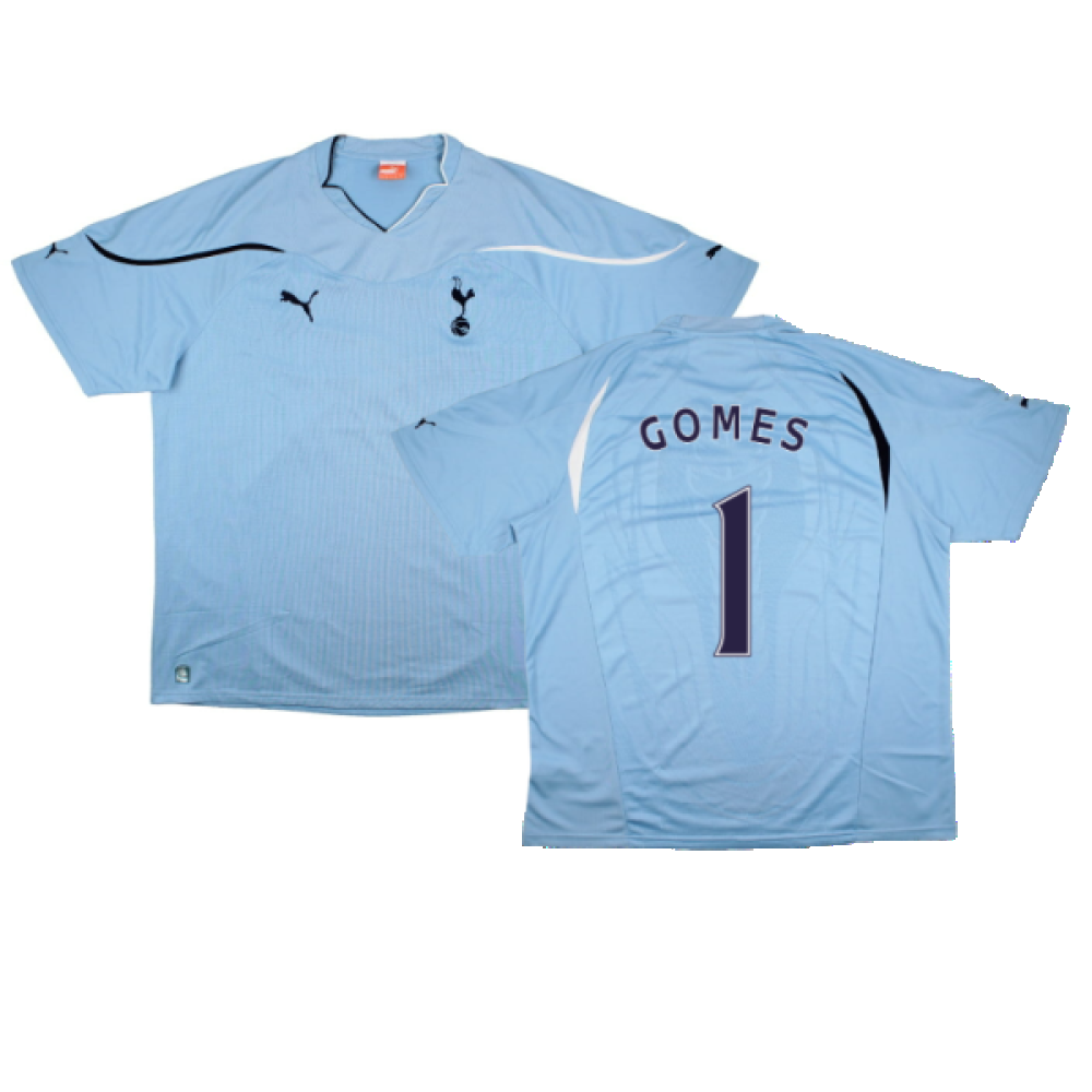Tottenham Hotspur 2010-11 Away Shirt (Sponsorless) (2xL) (Gomes 1) (Excellent)_0