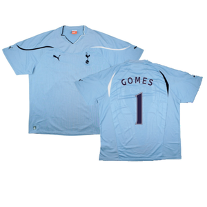 Tottenham Hotspur 2010-11 Away Shirt (Sponsorless) (2xL) (Gomes 1) (Excellent)_0