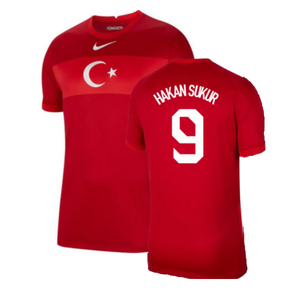 Turkey 2020-21 Away Shirt (M) (HAKAN SUKUR 9) (Good)_0