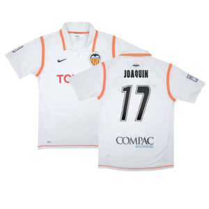 Valencia 2007-08 Home Shirt (XL) (Excellent) (Joaquin 17)_0