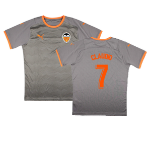 Valencia 2021-22 Fourth Shirt (Sponsorless) (M) (Mint) (CLAUDIO 7)_0