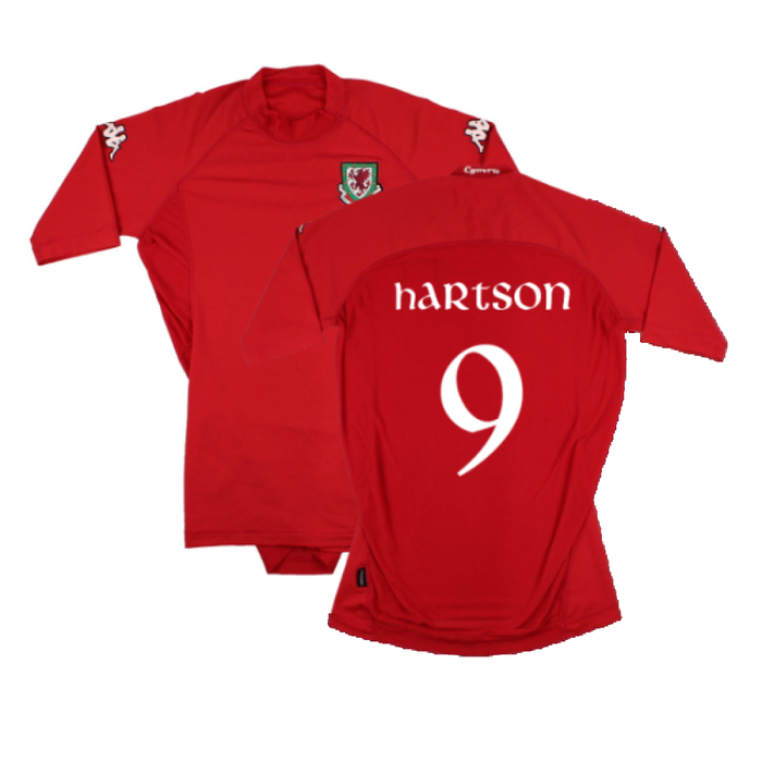 Wales 2004-05 Home Shirt (L) (Very Good) (Hartson 9)