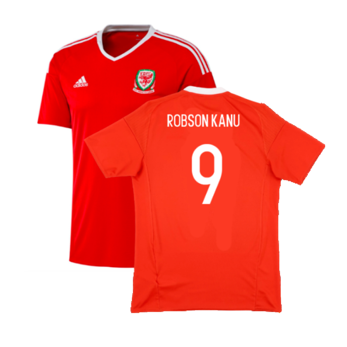 Wales 2016-2017 Home Shirt (S) (Excellent) (Robson Kanu 9)