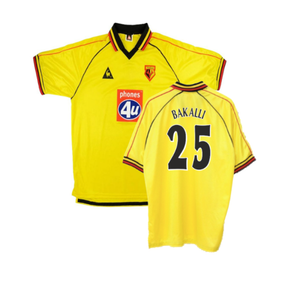 Watford 1999-01 Home Shirt (XXL) (Mint) (Bakalli 25)_0