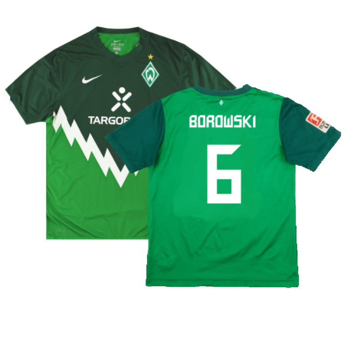 Werder Bremen 2010-11 Home Shirt (Excellent) (Borowski 6)