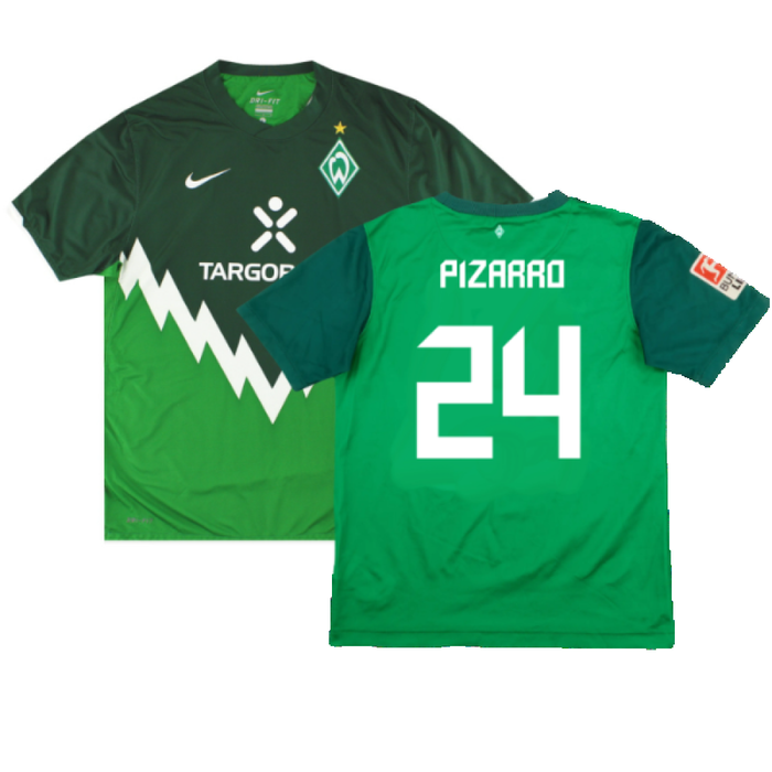 Werder Bremen 2010-11 Home Shirt (Excellent) (Pizarro 24)