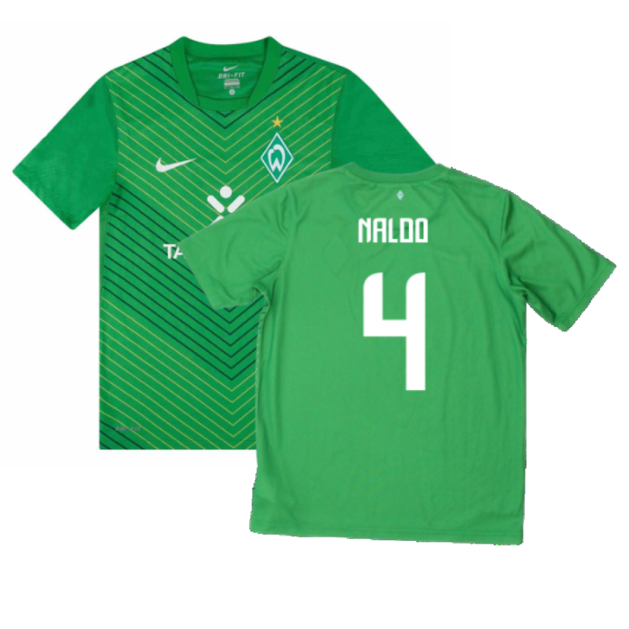 Werder Bremen 2011-12 Home Shirt (M) (Very Good) (Naldo 4)