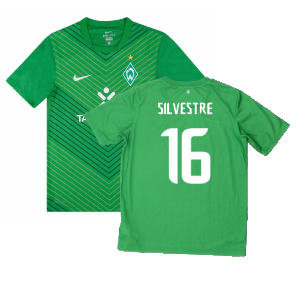 Werder Bremen 2011-12 Home Shirt (M) (Very Good) (Silvestre 16