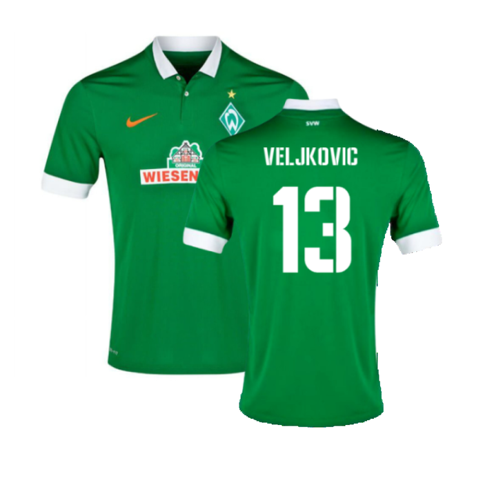 Werder Bremen 2014-15 Home Shirt (L) (Mint) (Veljkovic 13)