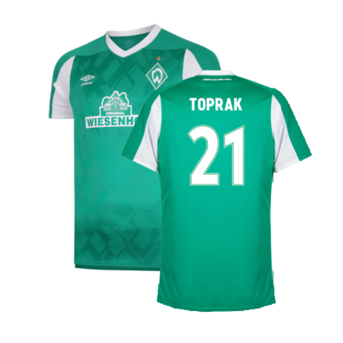 Werder Bremen 2020-21 Home Shirt (XXL) (Mint) (TOPRAK 21)