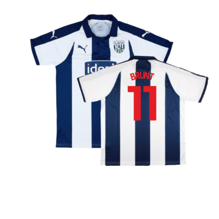 West Brom 2018-19 Home Shirt (XL) (Good) (Brunt 11)