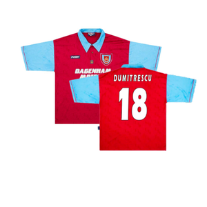 West Ham 1995-97 Home Shirt (XXL) (Mint) (Dumitrescu 18)_0