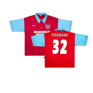 West Ham 1995-97 Home Shirt (XXL) (Mint) (Ferdinand 32)_0