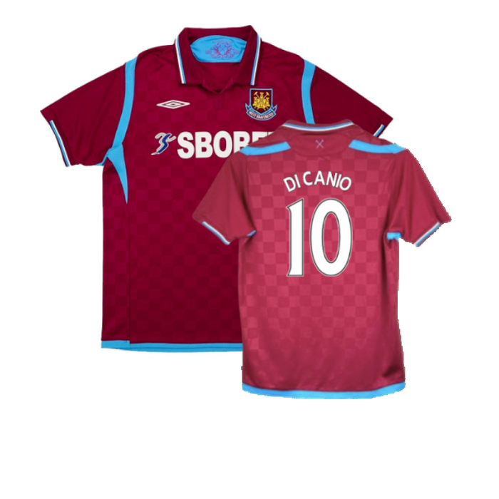 West Ham 2009-10 Home (XL) (Excellent) (DI CANIO 10)