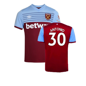 West Ham United 2019-20 Home Shirt (S) (Good) (ANTONIO 30)_0