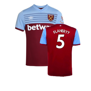 West Ham United 2019-20 Home Shirt (S) (Good) (Flaherty 5)_0