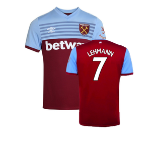 West Ham United 2019-20 Home Shirt (S) (Good) (Lehmann 7)_0