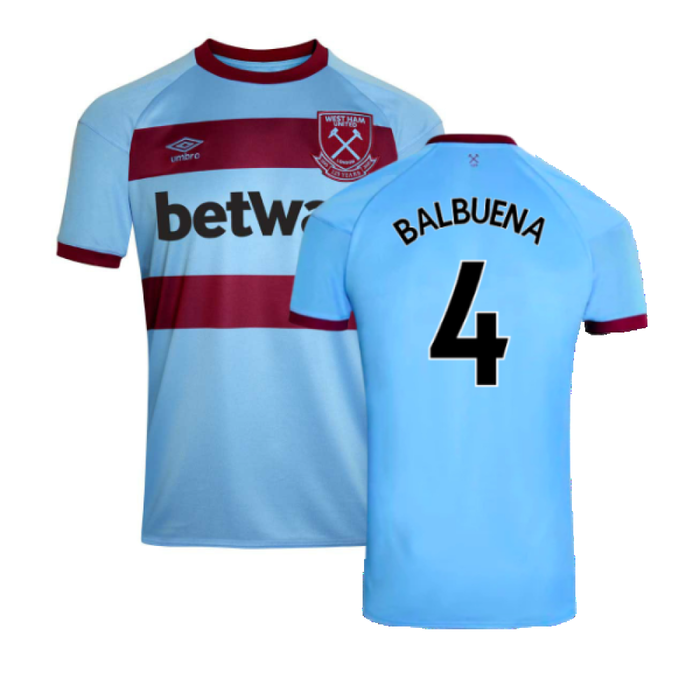 West Ham United 2020-21 Away Shirt (M) (Excellent) (BALBUENA 4)