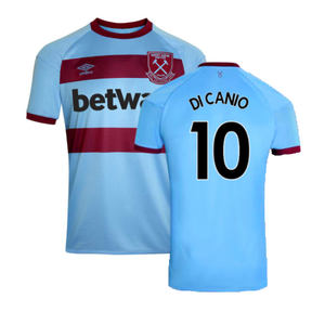 West Ham United 2020-21 Away Shirt (M) (DI CANIO 10) (Mint)_0