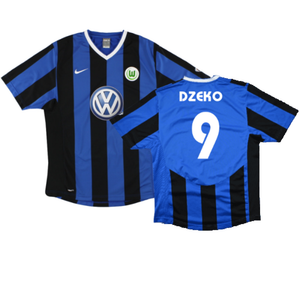 Wolfsburg 2007-08 Away Shirt (XL) (Excellent) (Dzeko 9)_0