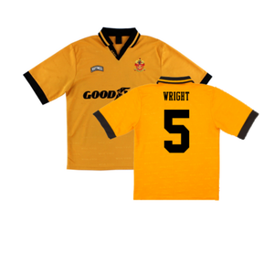 Wolves 1995-96 Home Shirt (L) (Excellent) (Wright 5)_0