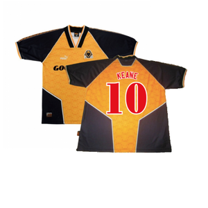 Wolves 1996-98 Home Shirt (Excellent) (Keane 10)_0