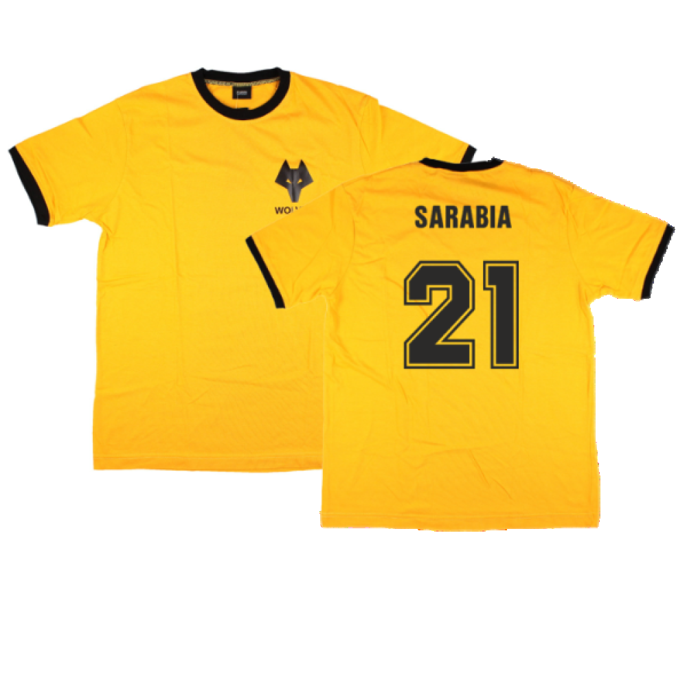 Wolves Toffs Retro Home Shirt (L) (Sarabia 21) (BNWT)_0