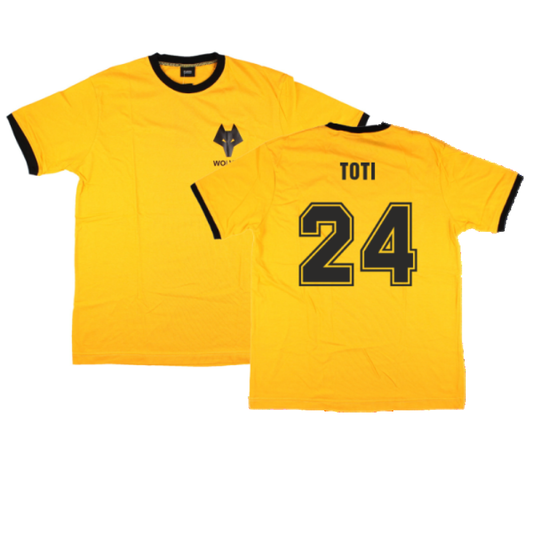 Wolves Toffs Retro Home Shirt (L) (Toti 24) (BNWT)_0