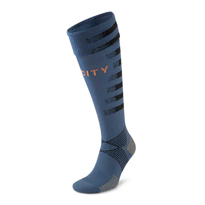 2020-2021 Manchester City Away Socks (Dark Denim)