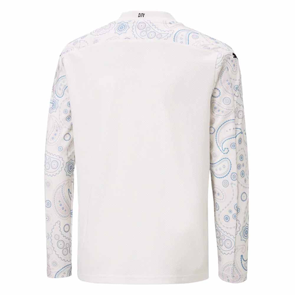 2020-2021 Manchester City Puma Third Long Sleeve Shirt (Kids)_1