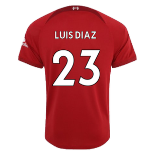 Liverpool 2022-23 Home Shirt (M) (LUIS DIAZ 23) (BNWT)_1