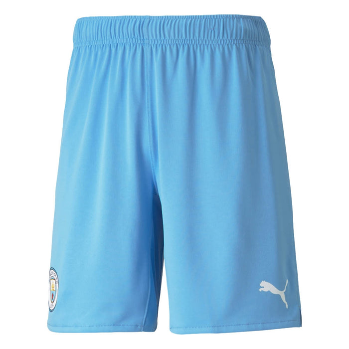 2021-2022 Man City Home Shorts (Light Blue)