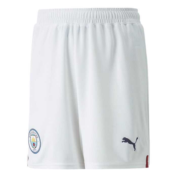 2022-2023 Man City Home Shorts (White) - Kids